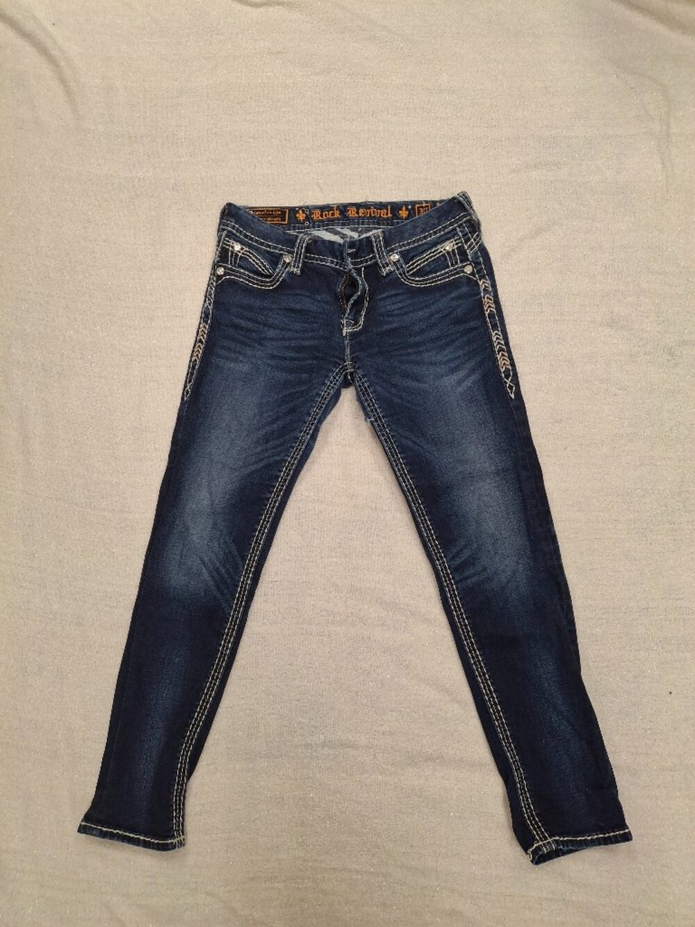 Rock Revival Ankle Skinny Jeans - Size 30
